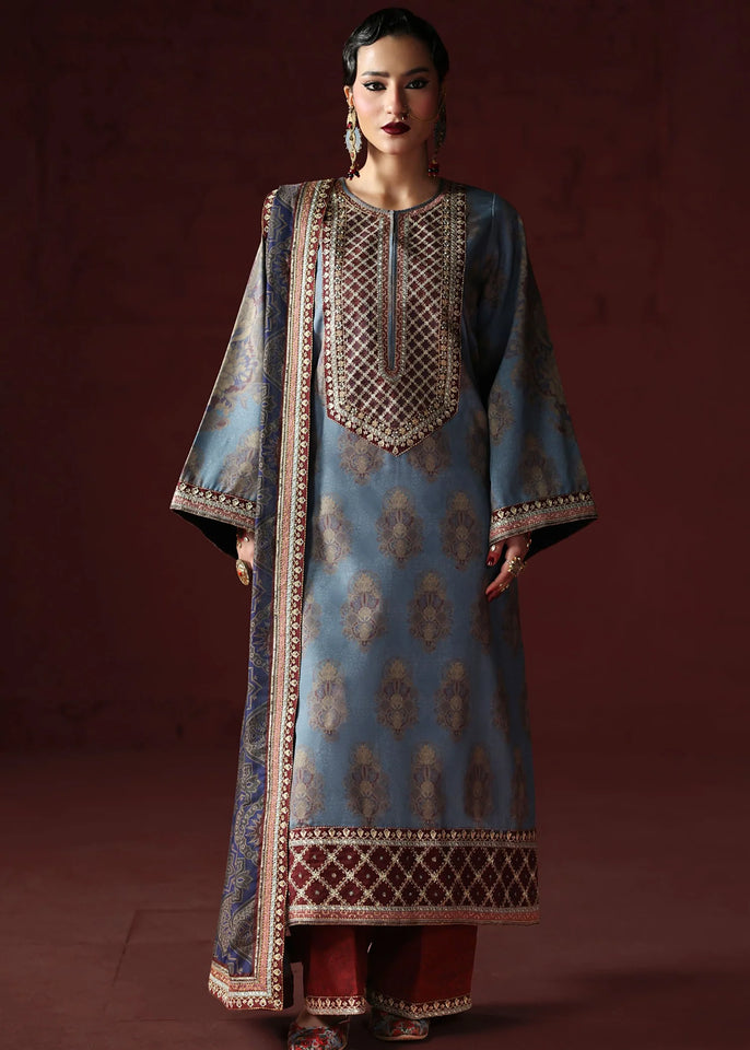 PREIMIUM EMBROIDED 3 PC SUIT
