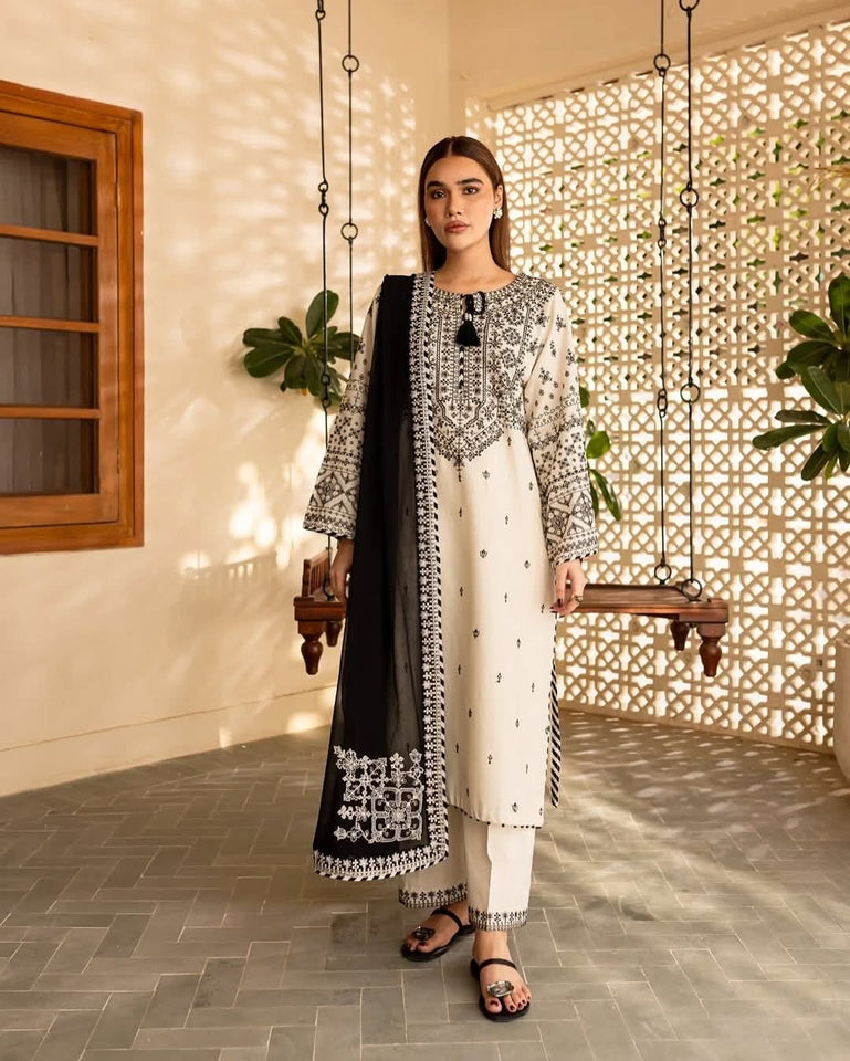 ARFA EMBROIDERY 3PC