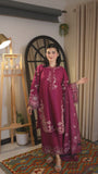 DILBAR EMBROIDERED 3PC (FARSHI)