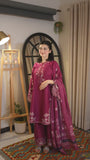 DILBAR EMBROIDERED 3PC (FARSHI)