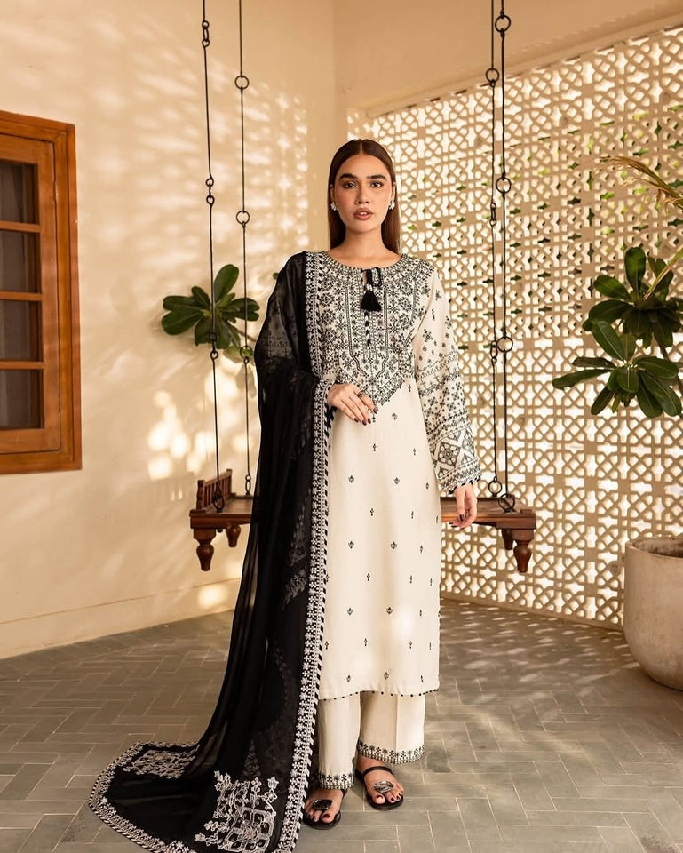 ARFA EMBROIDERY 3PC