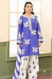 Laiba Amir  Blue Embroidered Lawn Suit – 3 Piece Unstitched