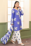 Laiba Amir  Blue Embroidered Lawn Suit – 3 Piece Unstitched