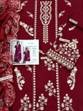 CROSS-STITCH 3 PIECE EMBROIDED LAWN SUIT