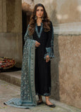 Izel Navy Blue Embroidered Lawn Suit – 3 Piece Unstitched