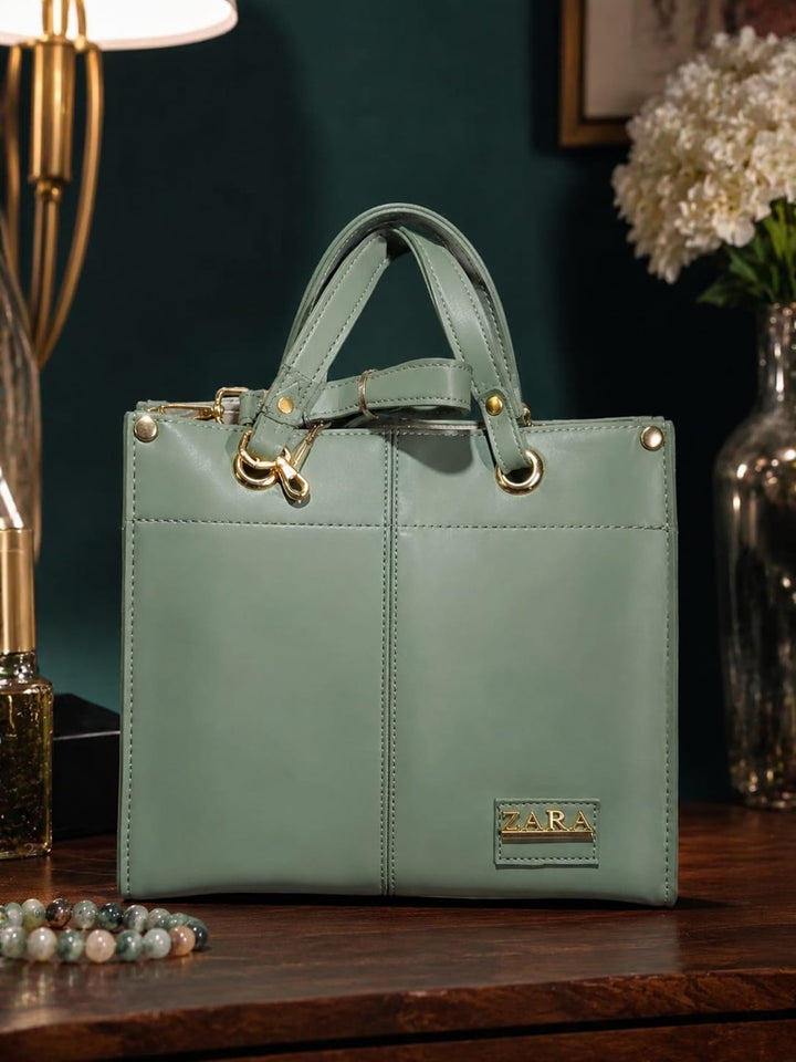 Sage Luxe Tote Bag