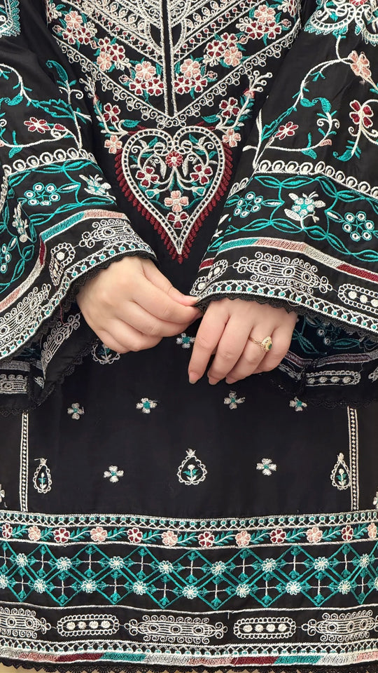 DURE FISHAN EMBROIDERY 3PC