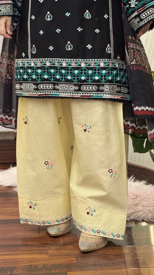 DURE FISHAN EMBROIDERY 3PC