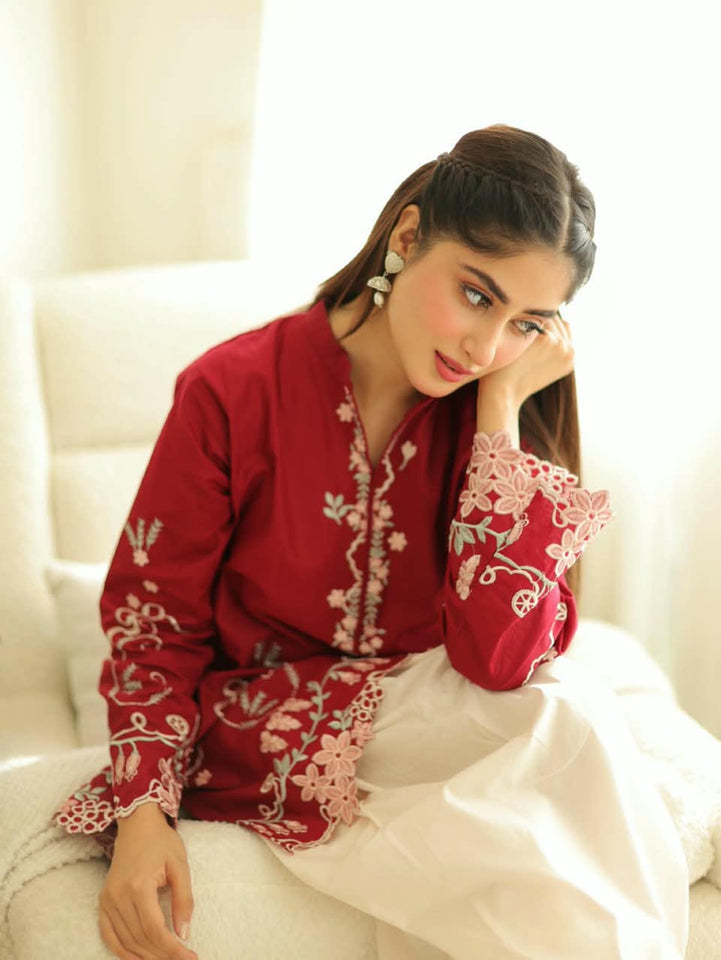 NAQSH EMBROIDERY 2PC (FARSHI)