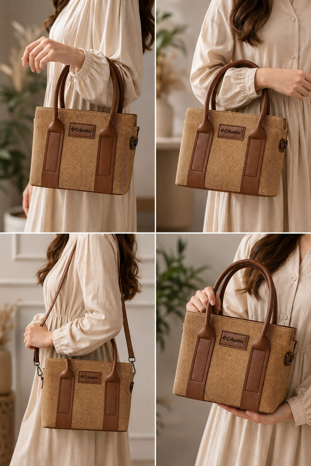 Mocha Canvas Tote