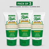 pack of 3 rice face wash